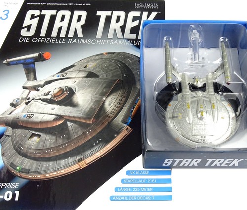 Star trek eaglemoss - star, astronave